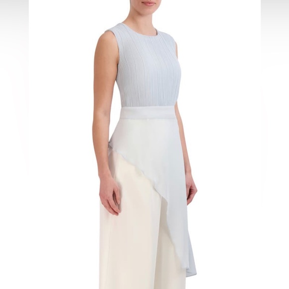 Bcbgmaxazria asymmetric hem sleeveless blouse - Picture 2 of 4